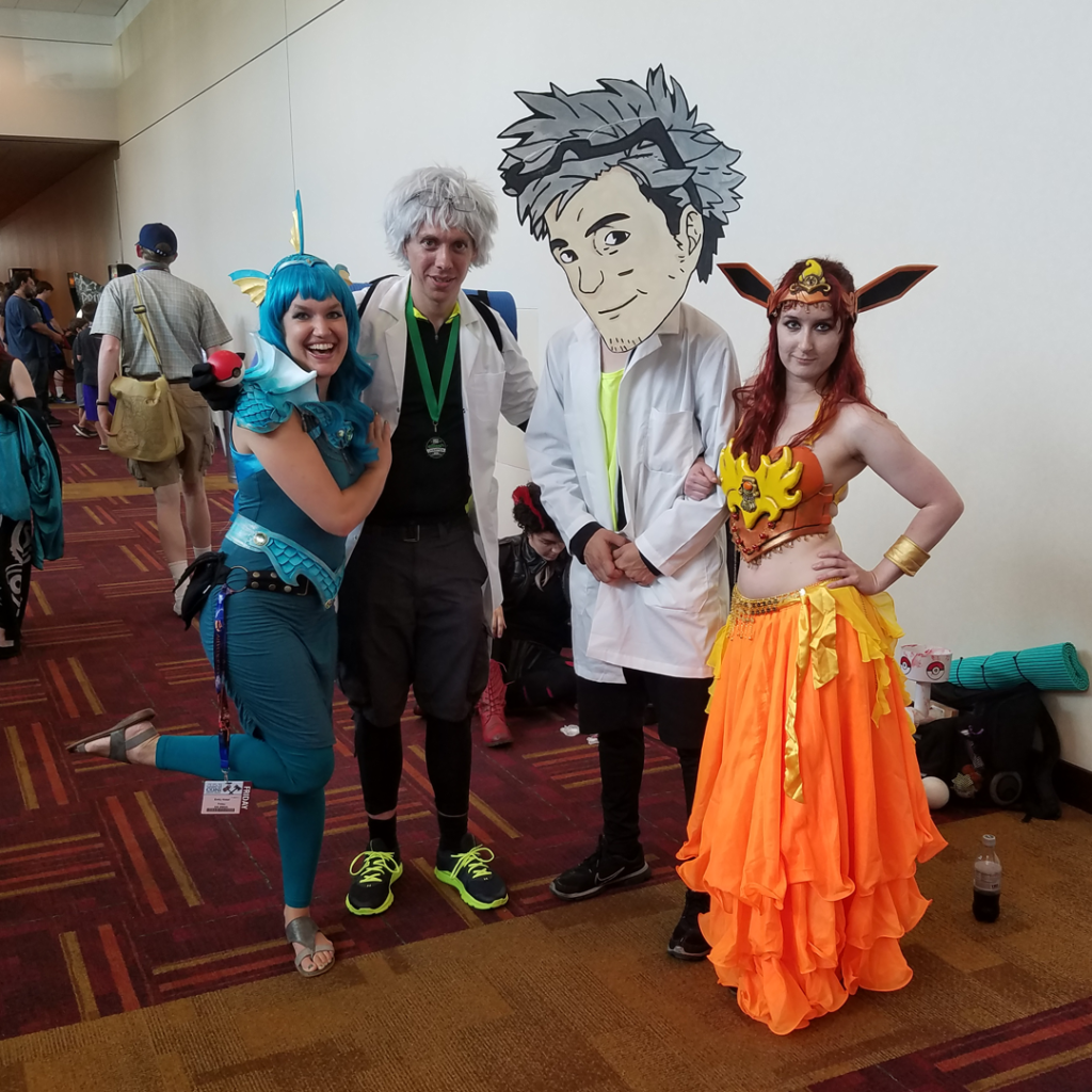 Flareon, Professor Willow, and Vaporeon Cosplay at Gen Con 2016