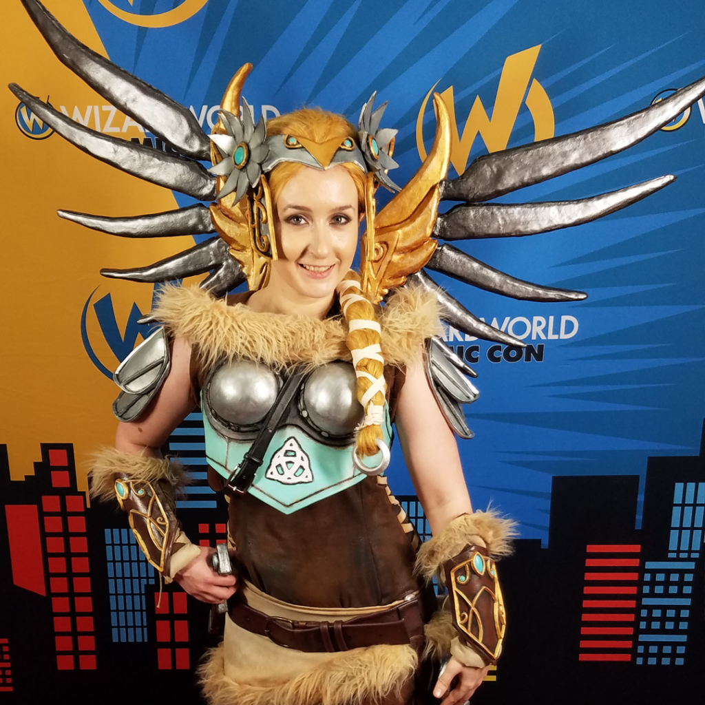 Valkyrie Mercy Cosplay at Wizard World Des Moines 2017