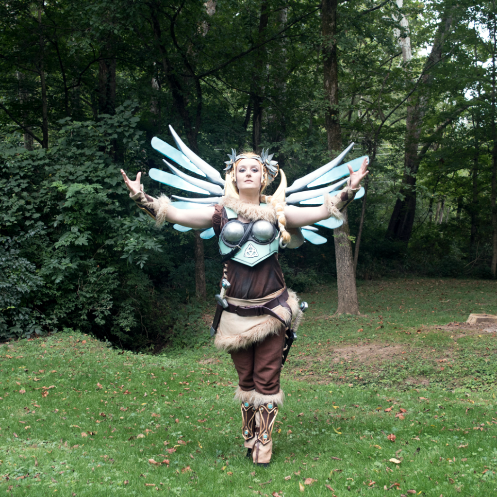 Valkyrie Mercy Cosplay with Remastered Wings