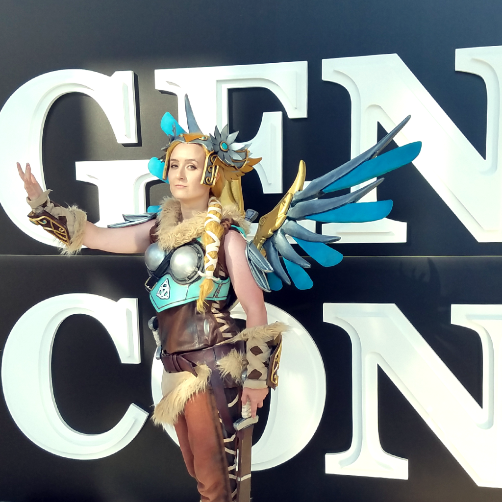 Valkyrie Mercy Cosplay at Gen Con 2017